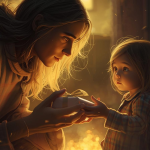 A child experiencing the magic of kindness