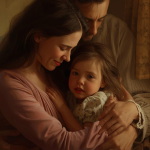 A couple adopting an orphan