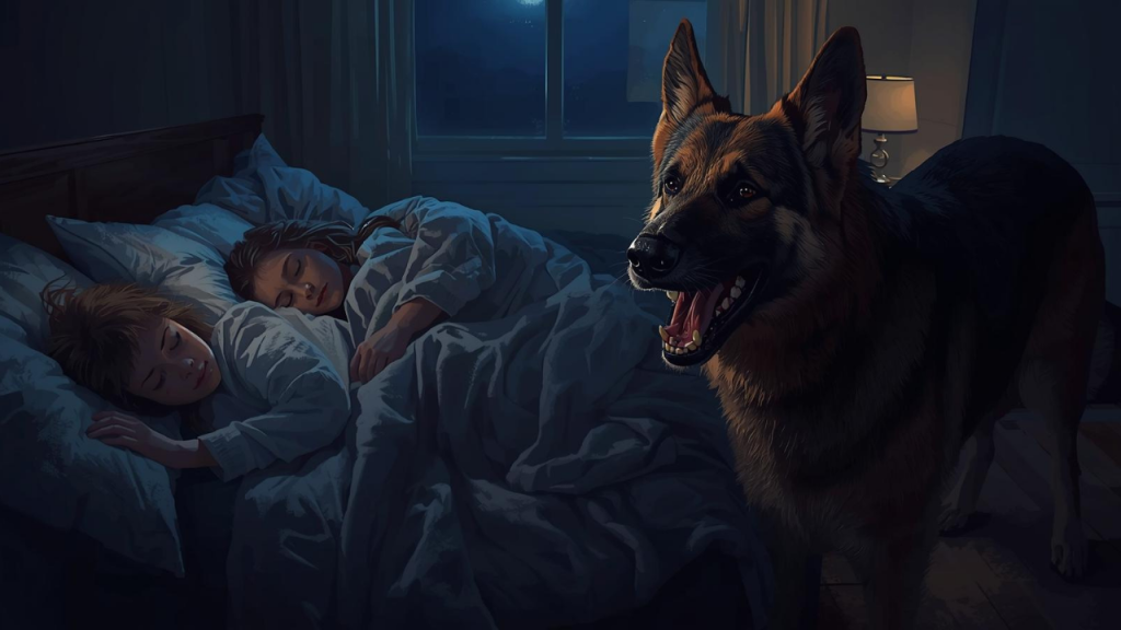 A family pet saving its owner