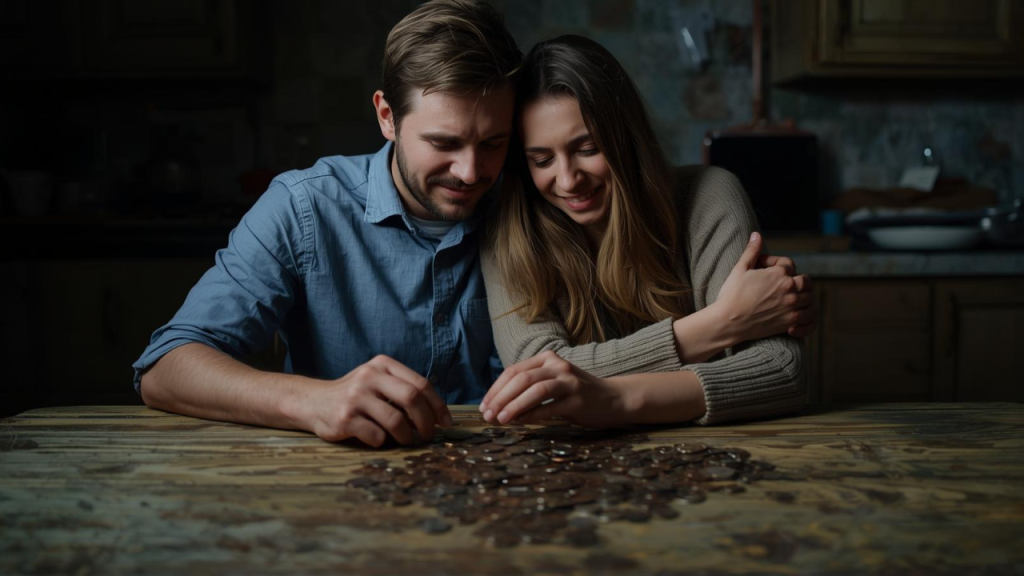 A marriage surviving financial crisis