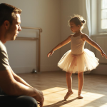 A parent encouraging their child to follow their dream