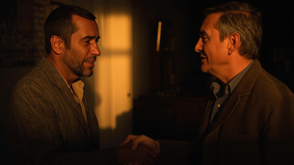 A person choosing kindness over revenge