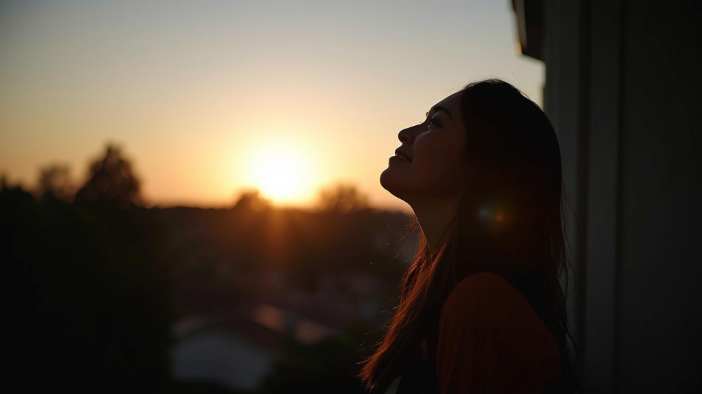 A young widow finding a new beginning