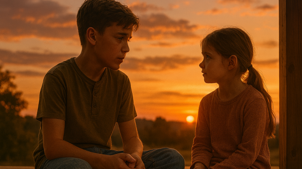 Siblings healing old wounds